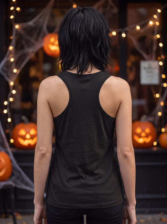 Lisa's Little Shoppe Ghosting It's What I Do – Halloween Bella+Canvas Racerback Tank