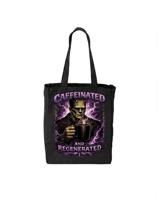 Lisa's Little Shoppe Caffeinated & Regenerated Tote Bag