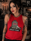 Lisa's Little Shoppe Chivalry is Dead Tank Top