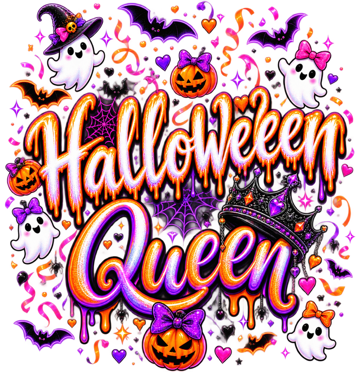 Lisa's Little Shoppe Halloween Exclusive 🎃 Halloween Queen Canvas Tote Bag