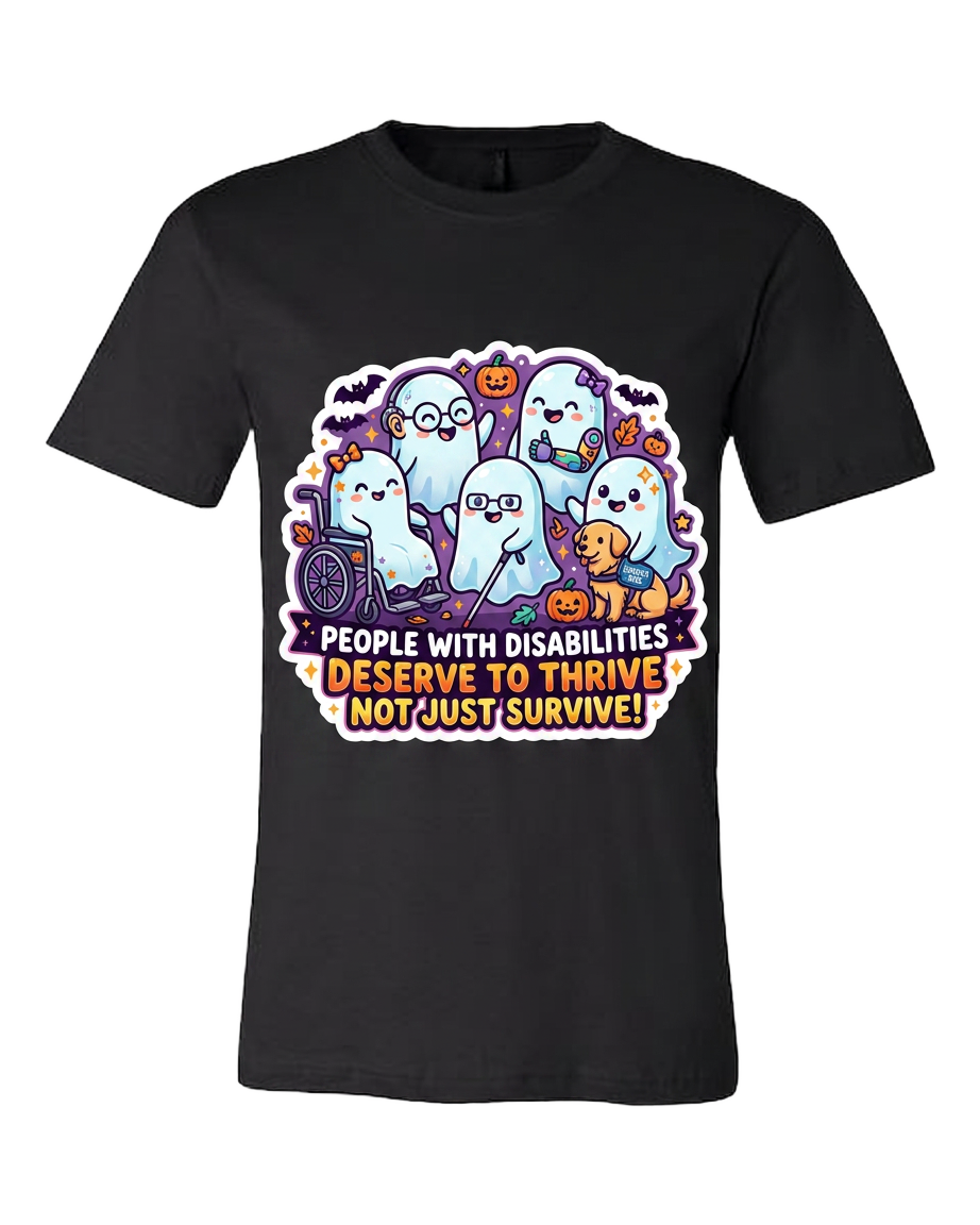 Lisa's Little Shoppe Spooky Cute Disability Advocacy Tee
