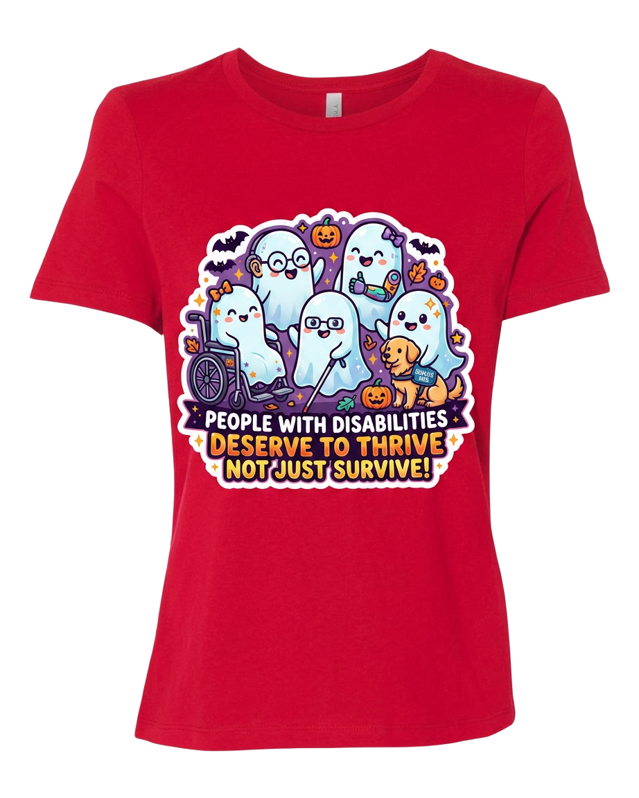 Lisa's Little Shoppe Spooky Cute Disability Advocacy Tee
