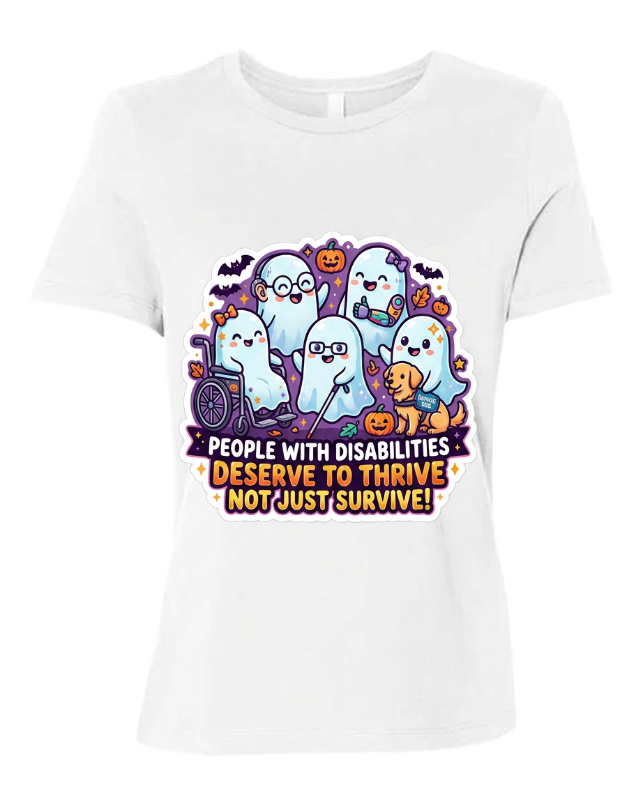 Lisa's Little Shoppe Spooky Cute Disability Advocacy Tee