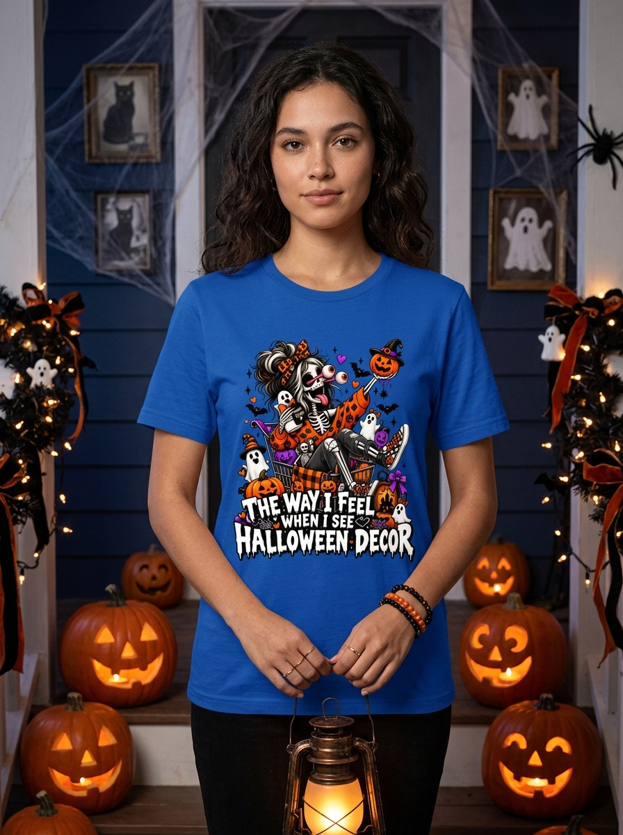 Lisa's Little Shoppe The Way I Feel When I See HALLOWEEN Decor Tee
