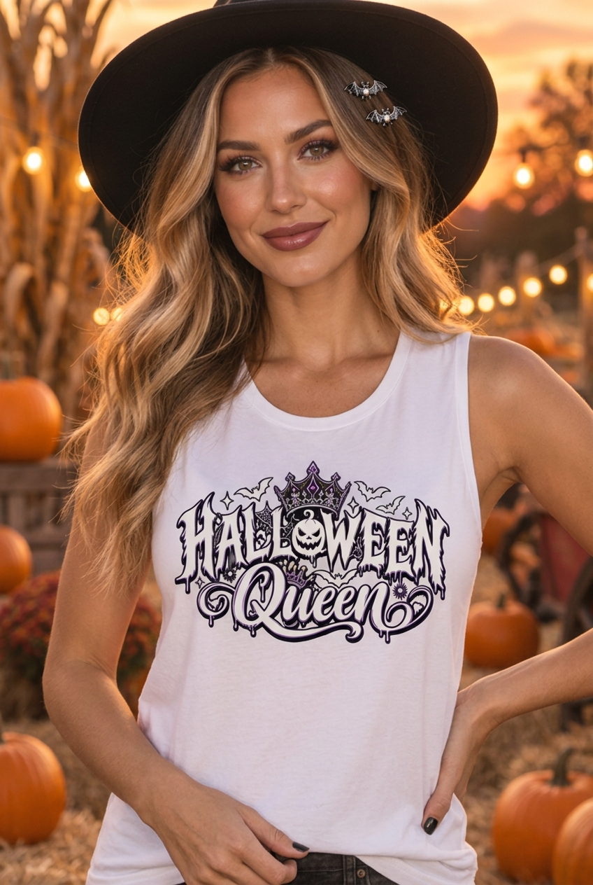 Lisa's Little Shoppe Halloween Queen Tank Top