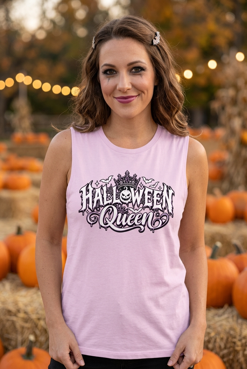 Lisa's Little Shoppe Halloween Queen Tank Top