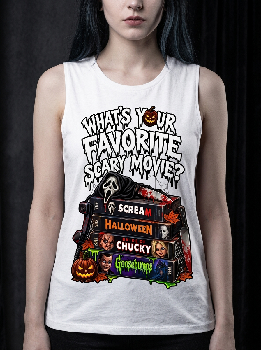 Lisa's Little Shoppe What's Your Favorite Scary Movie Tank Top