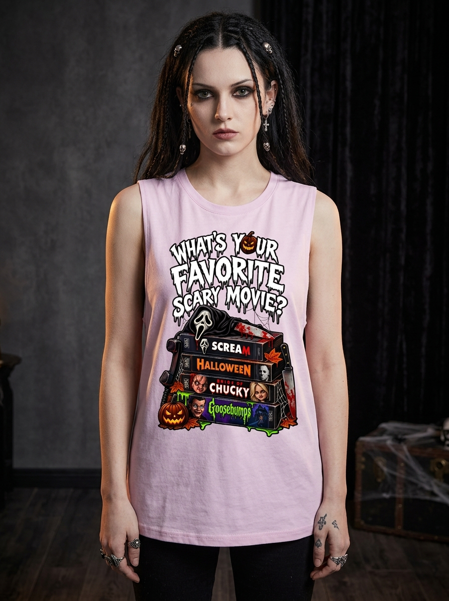 Lisa's Little Shoppe What's Your Favorite Scary Movie Tank Top