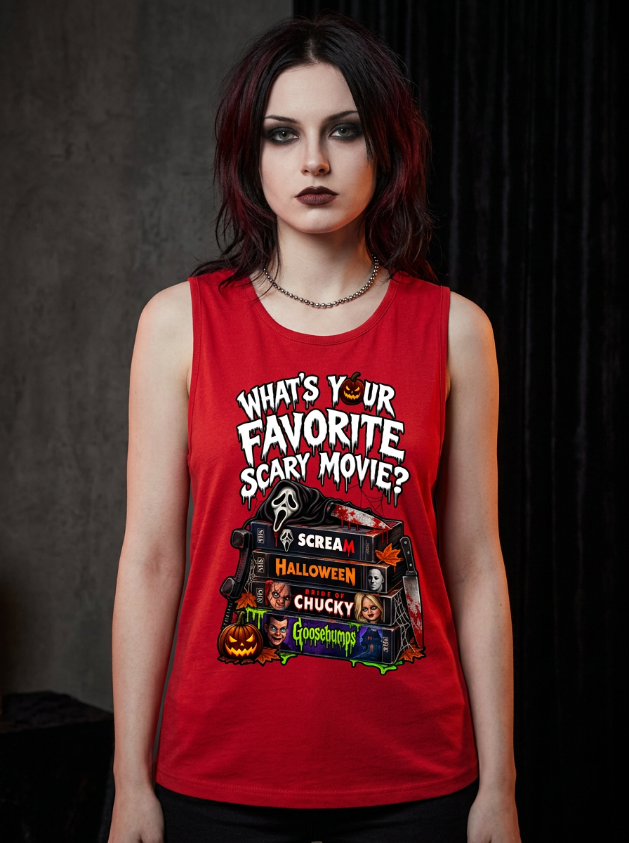 Lisa's Little Shoppe What's Your Favorite Scary Movie Tank Top