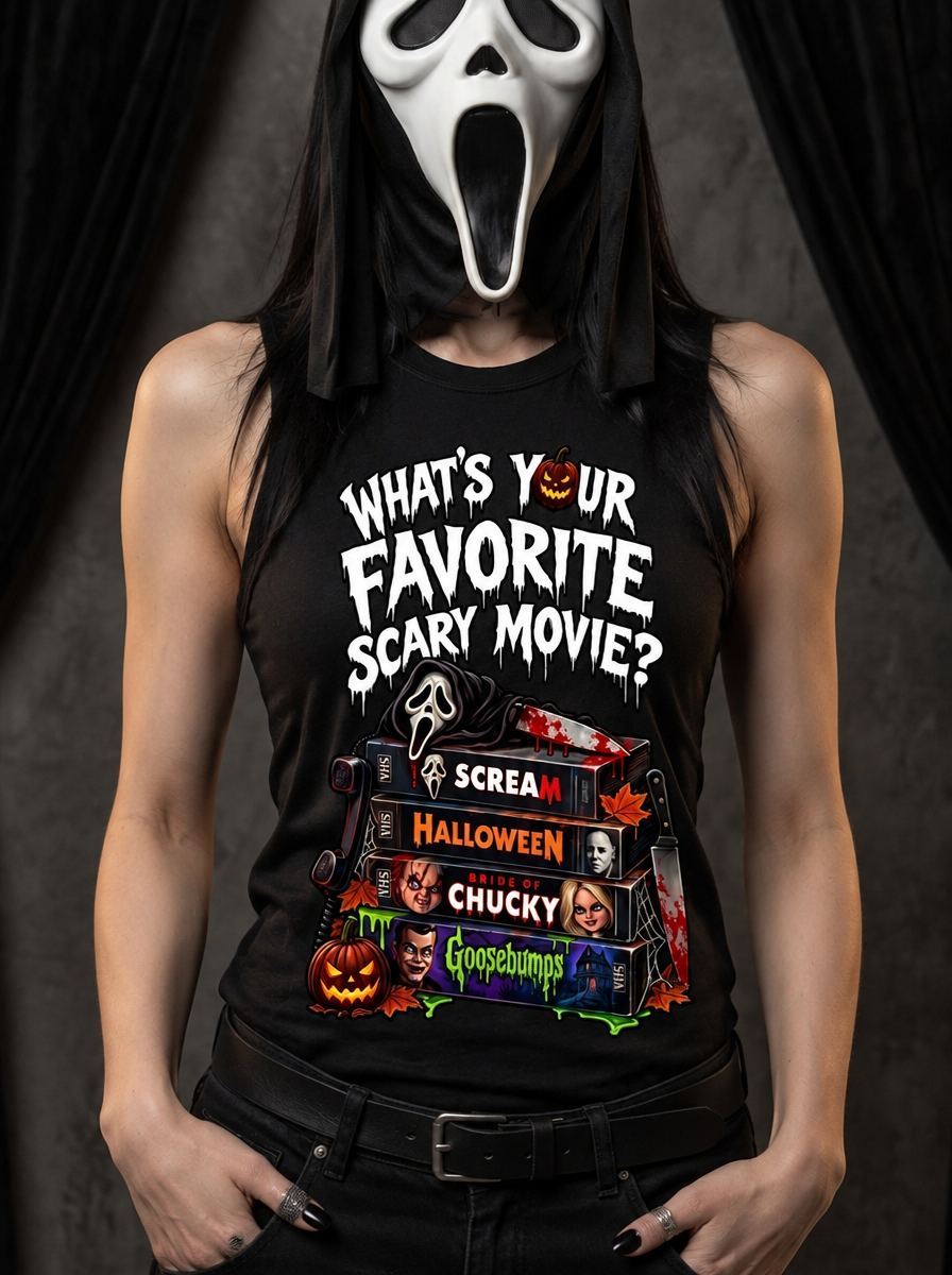 Lisa's Little Shoppe What's Your Favorite Scary Movie Tank Top