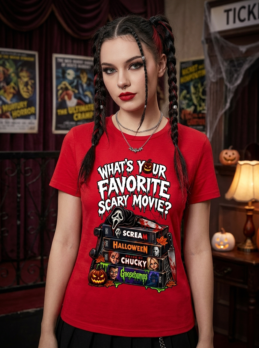 Lisa's Little Shoppe What's Your Favorite Scary Movie Tee