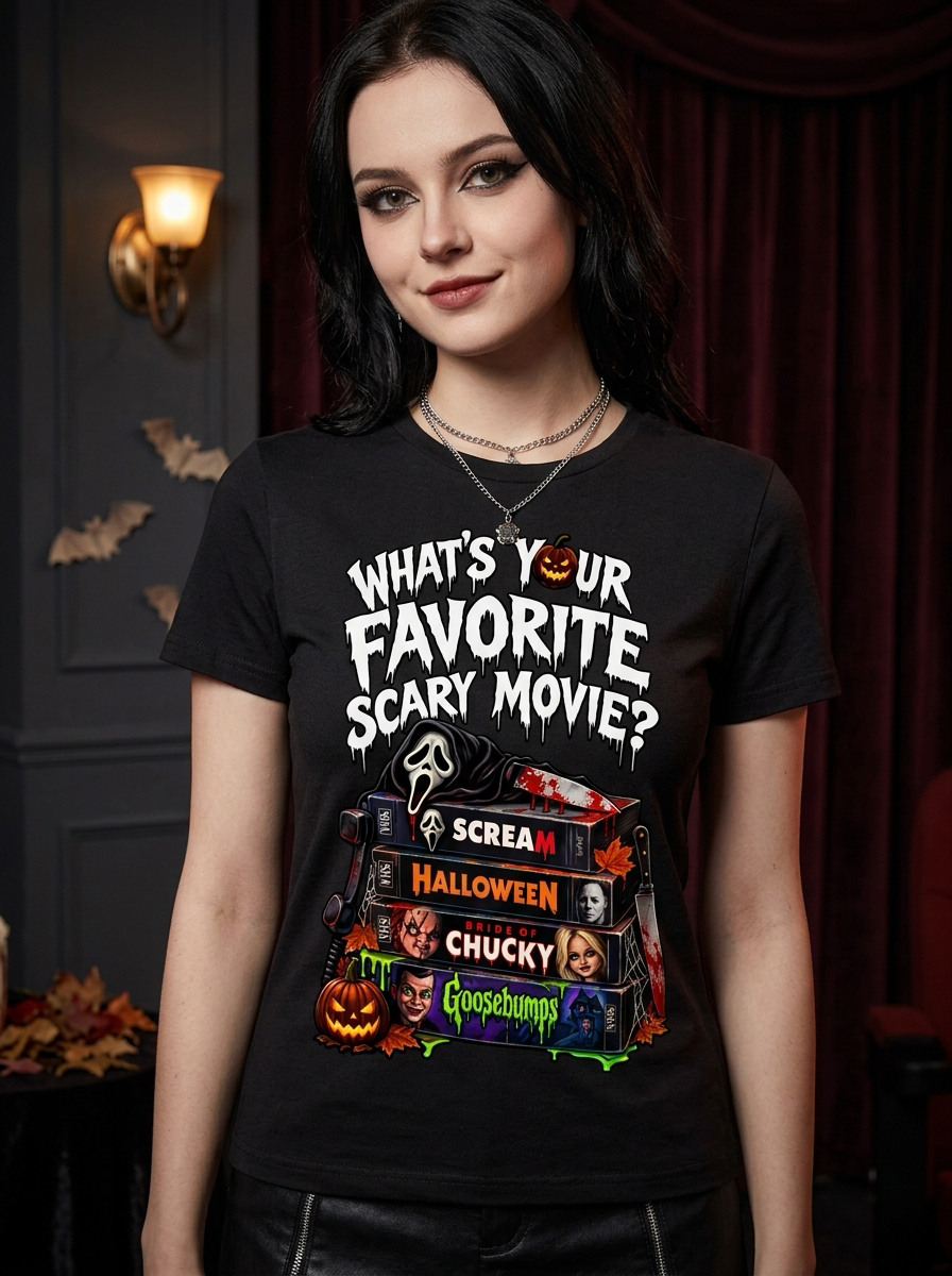 Lisa's Little Shoppe What's Your Favorite Scary Movie Tee