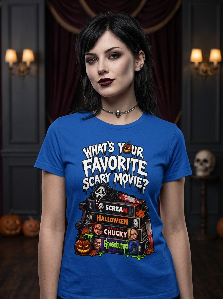 Lisa's Little Shoppe What's Your Favorite Scary Movie Tee
