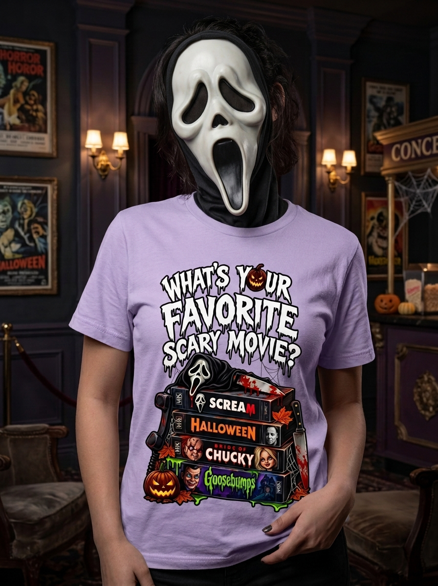 Lisa's Little Shoppe What's Your Favorite Scary Movie Tee