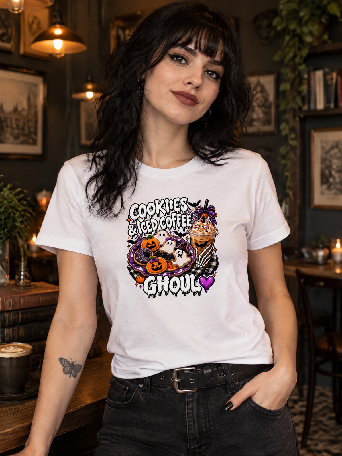 Lisa's Little Shoppe Cookies & Iced Coffee Ghoul Tee