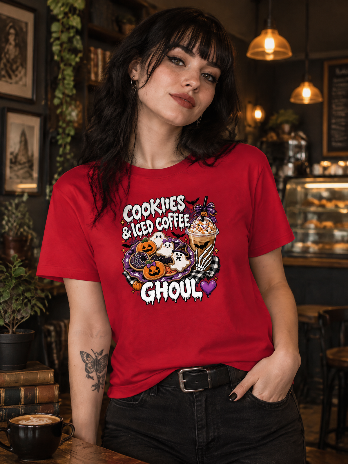 Lisa's Little Shoppe Cookies & Iced Coffee Ghoul Tee