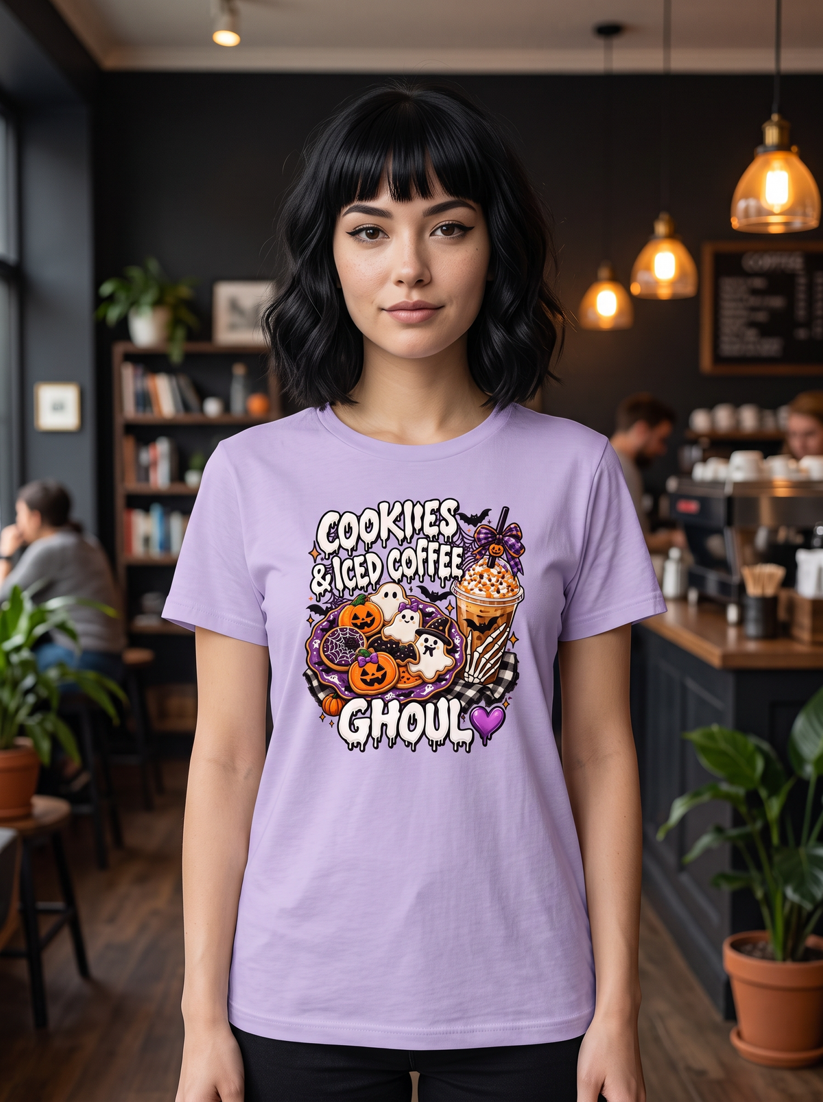 Lisa's Little Shoppe Cookies & Iced Coffee Ghoul Tee