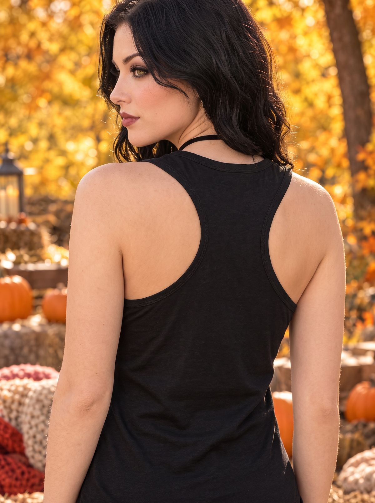 Lisa's Little Shoppe 🎃 Halloween Ghostie Tank Top Bella Canvas Racerback