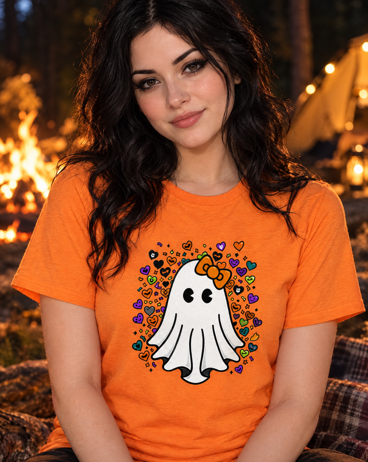 Lisa's Little Shoppe 👻 Halloween Ghostie Tee | Bella+Canvas Unisex Tee