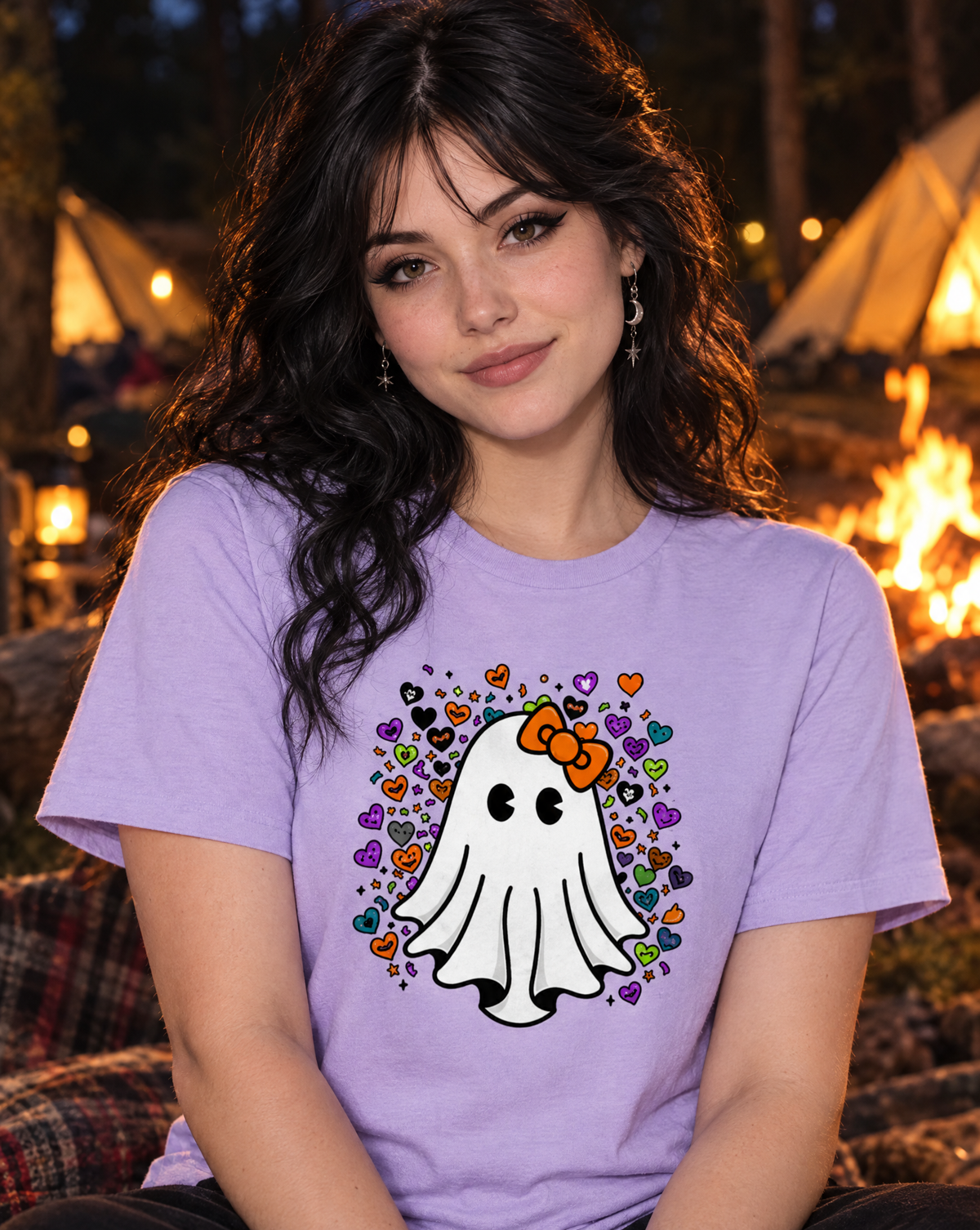 Lisa's Little Shoppe 👻 Halloween Ghostie Tee | Bella+Canvas Unisex Tee
