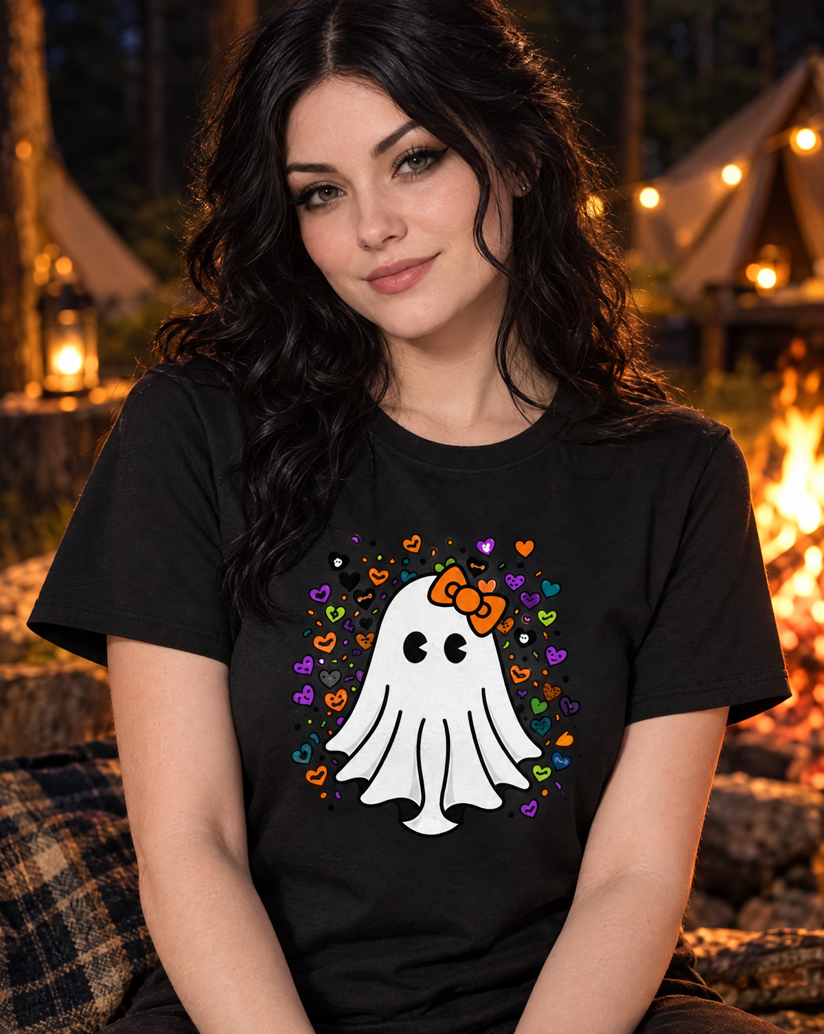 Lisa's Little Shoppe 👻 Halloween Ghostie Tee | Bella+Canvas Unisex Tee