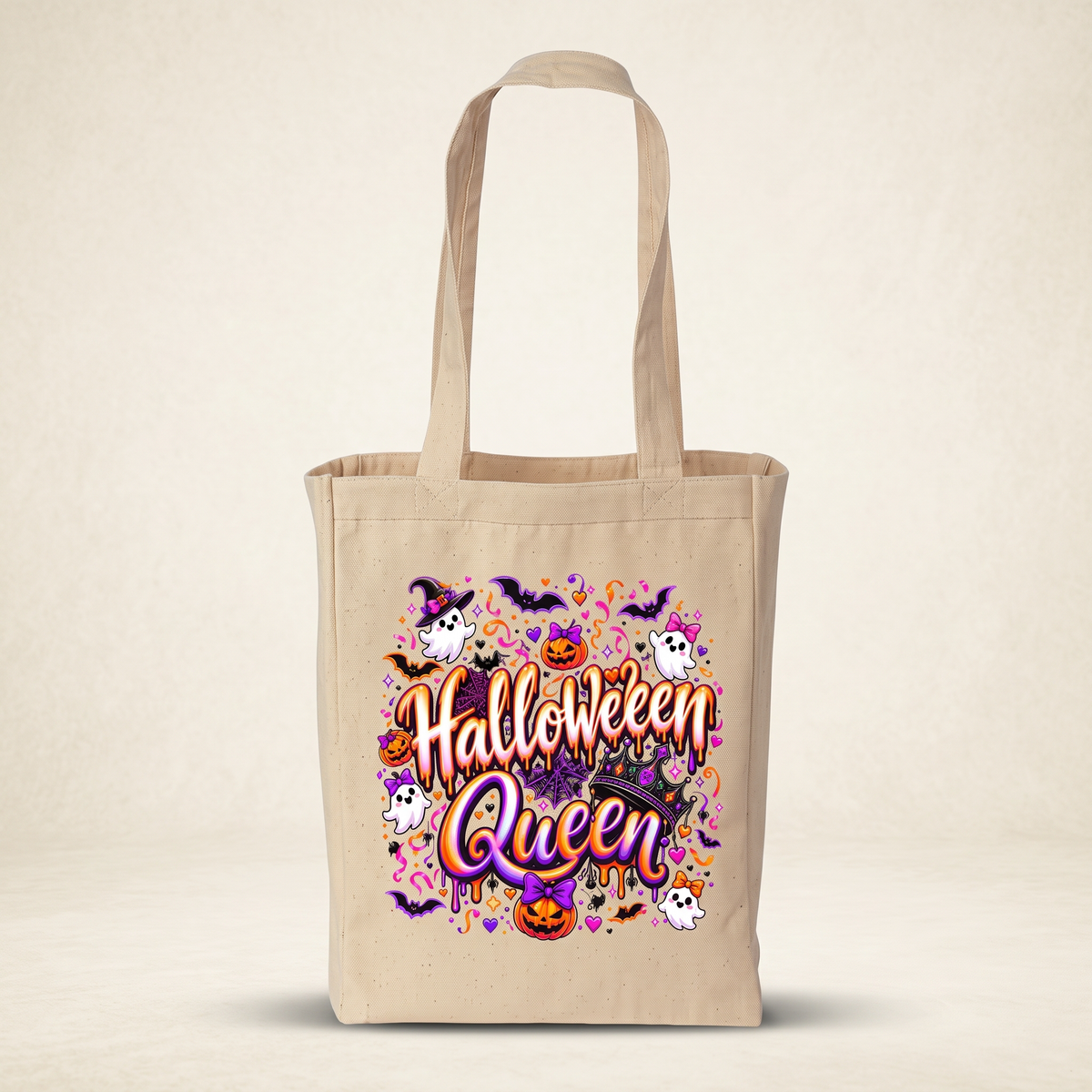 Lisa's Little Shoppe Halloween Exclusive 🎃 Halloween Queen Canvas Tote Bag