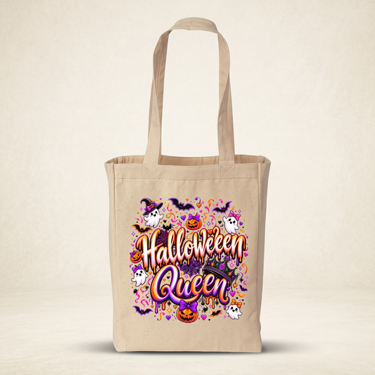 Lisa's Little Shoppe Halloween Exclusive 🎃 Halloween Queen Canvas Tote Bag