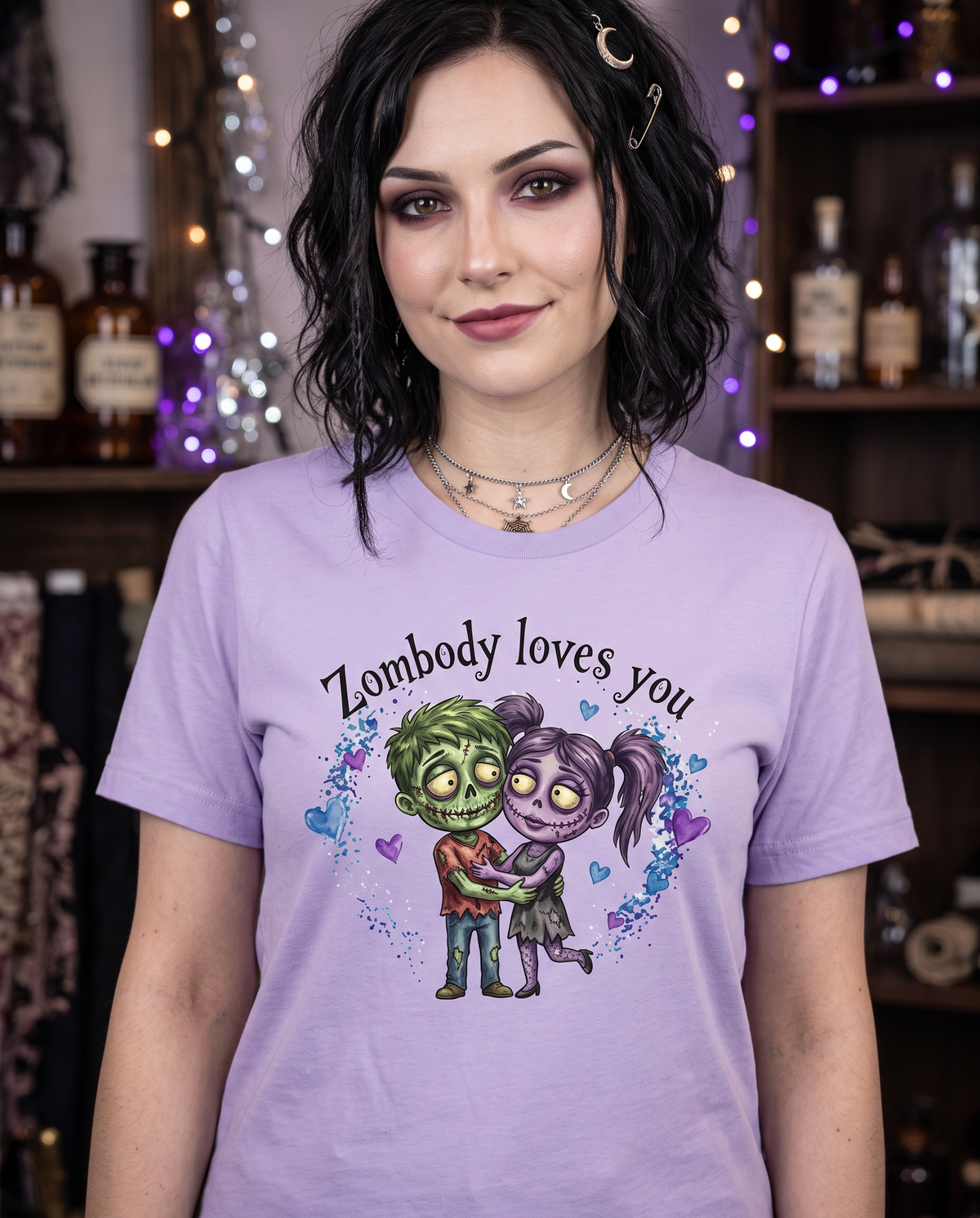 Lisa's Little Shoppe Cute Zombie Couple Shirt