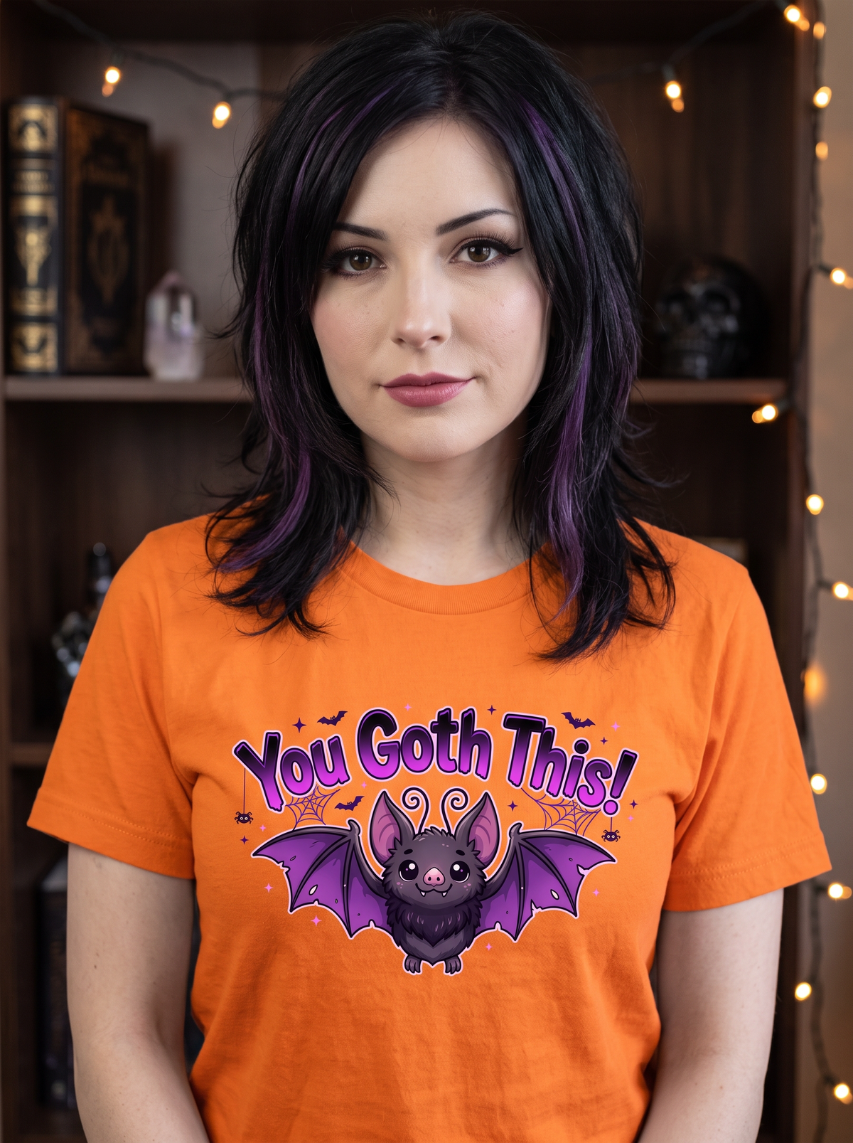 Lisa's Little Shoppe You Goth This Bat Shirt | Cute Spooky Bella+Canvas Tee