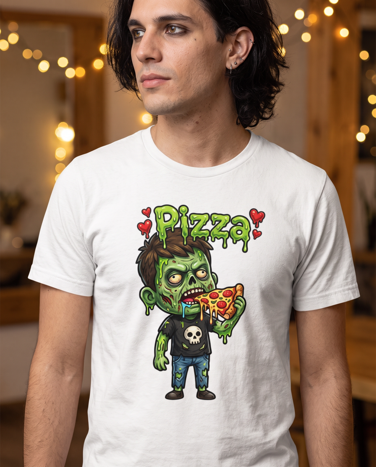 Lisa's Little Shoppe Pizza Zombie™ | Funny Pizza Lover Unisex Tee