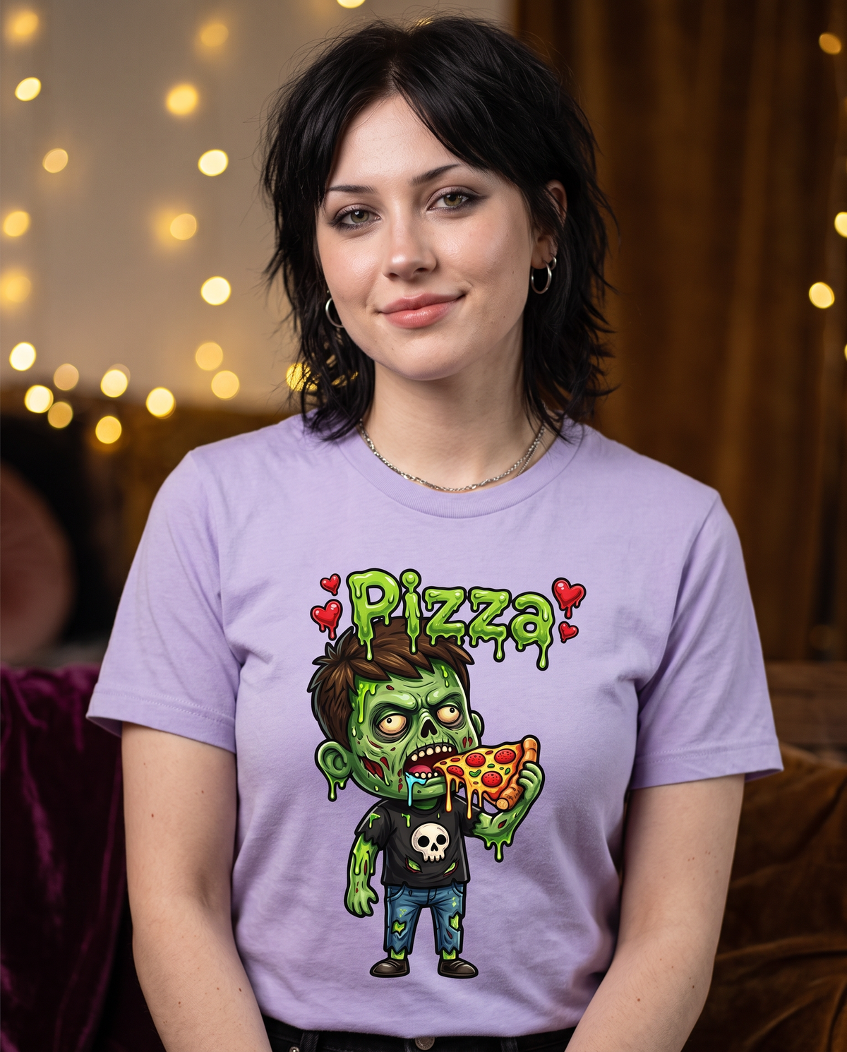 Lisa's Little Shoppe Pizza Zombie™ | Funny Pizza Lover Unisex Tee