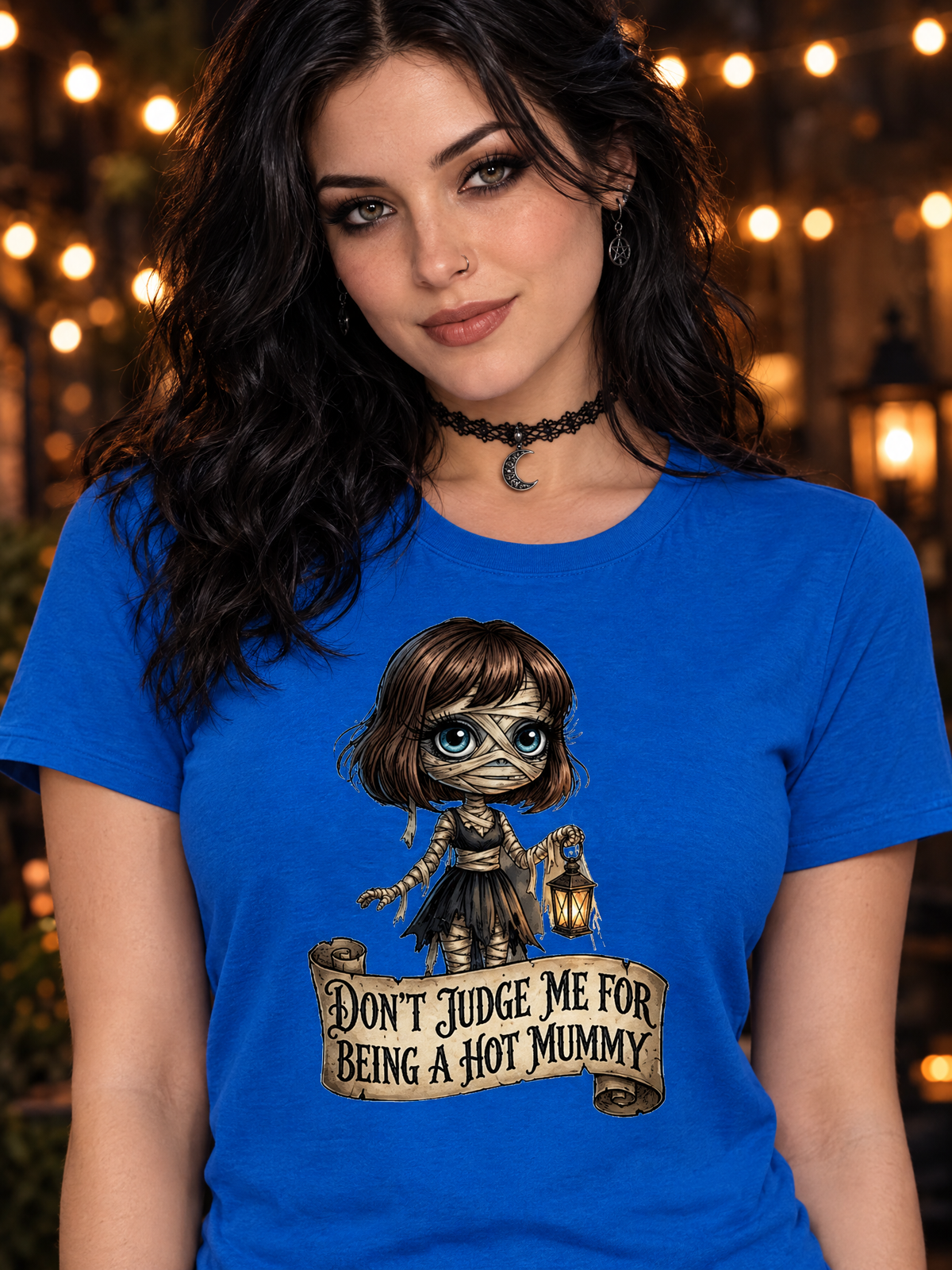 Lisa's Little  Shoppe Don't Judge Me for Being a Hot Mummy | Funny Mummy Unisex Tee