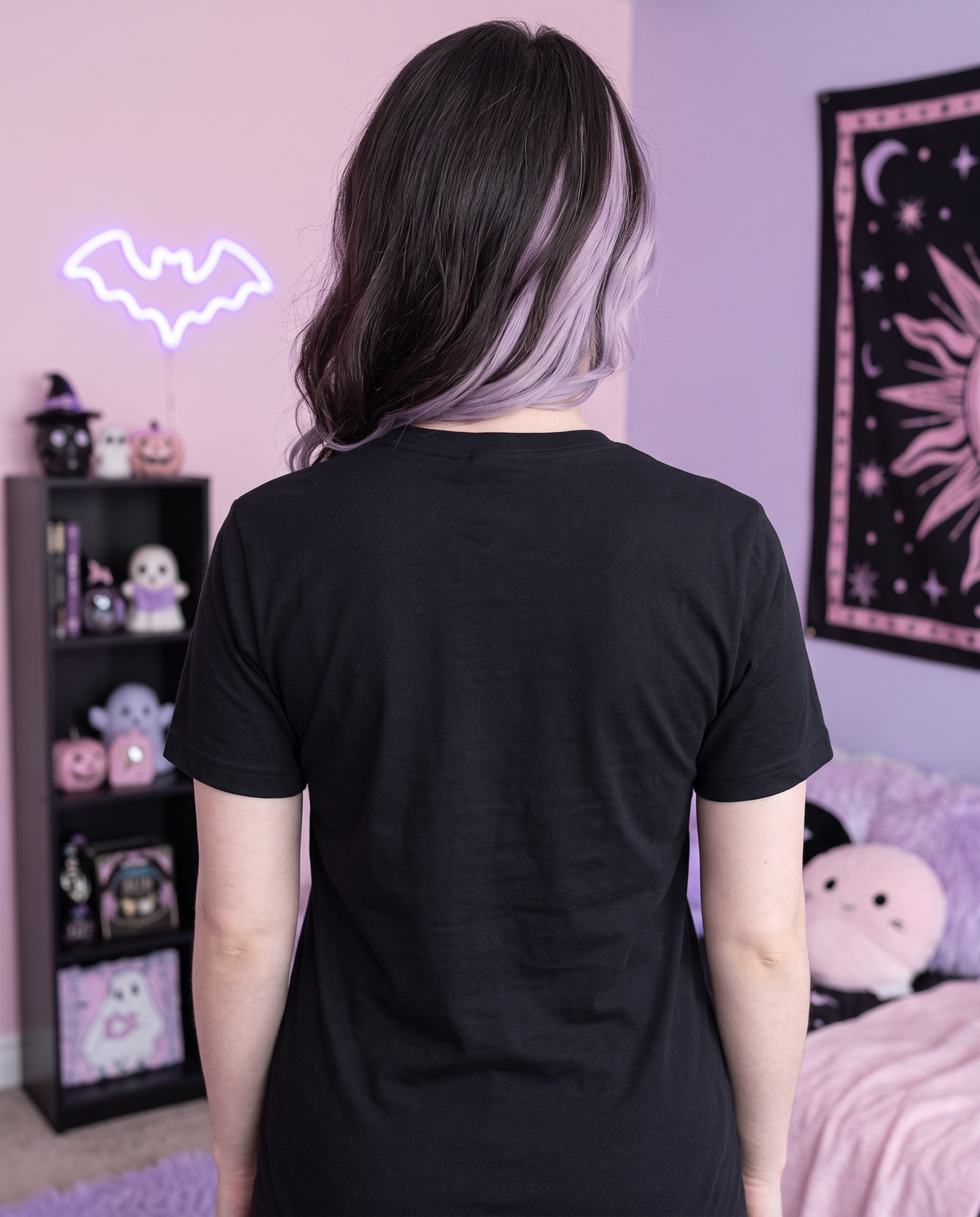 Lisa's Little Shoppe Spoiled Bat Goth T-Shirt | Cute Bat Graphic Tee