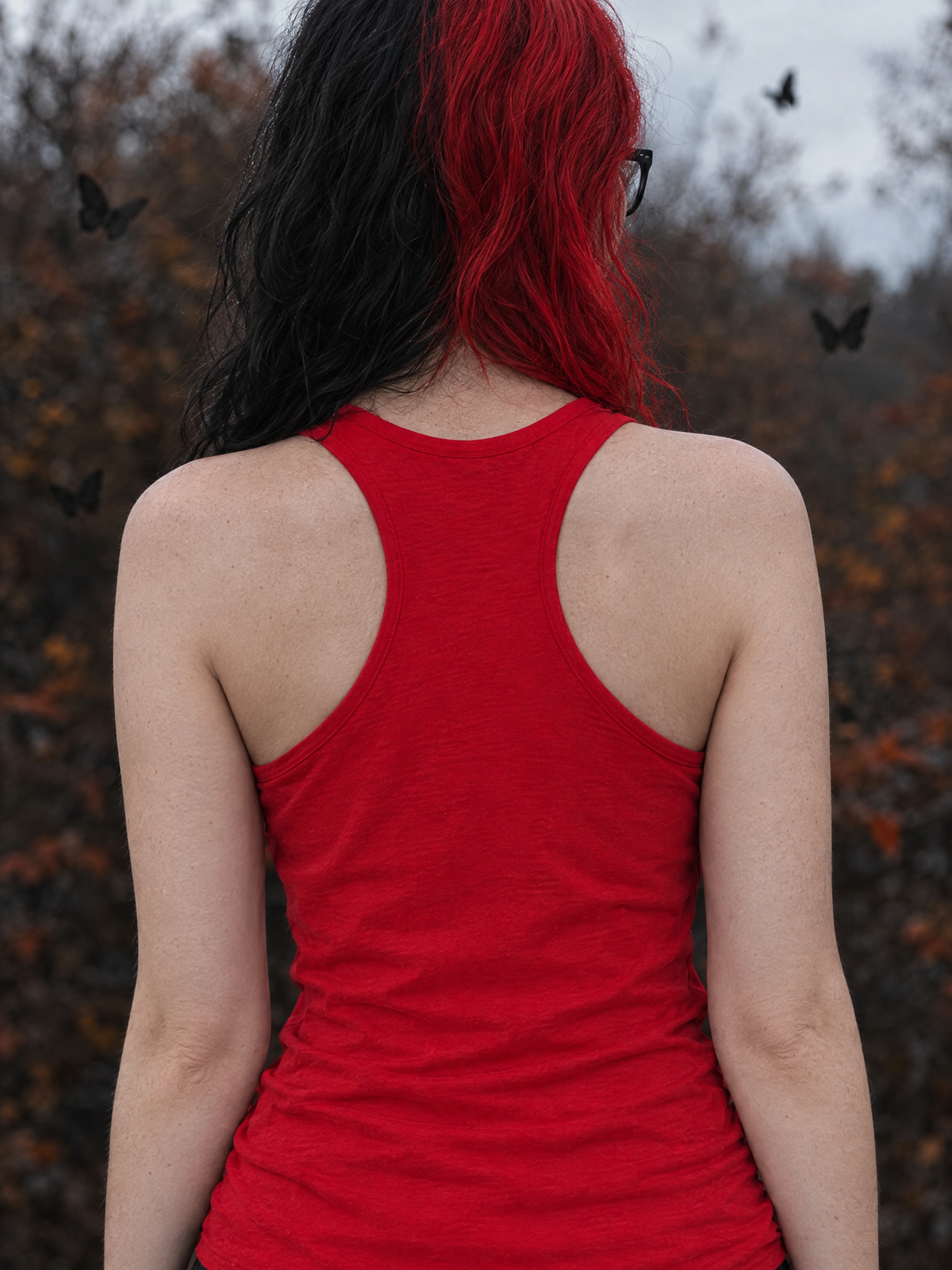 Lisa's Little Shoppe I Love Being the Weird Girl Racerback Tank | Bella+Canvas