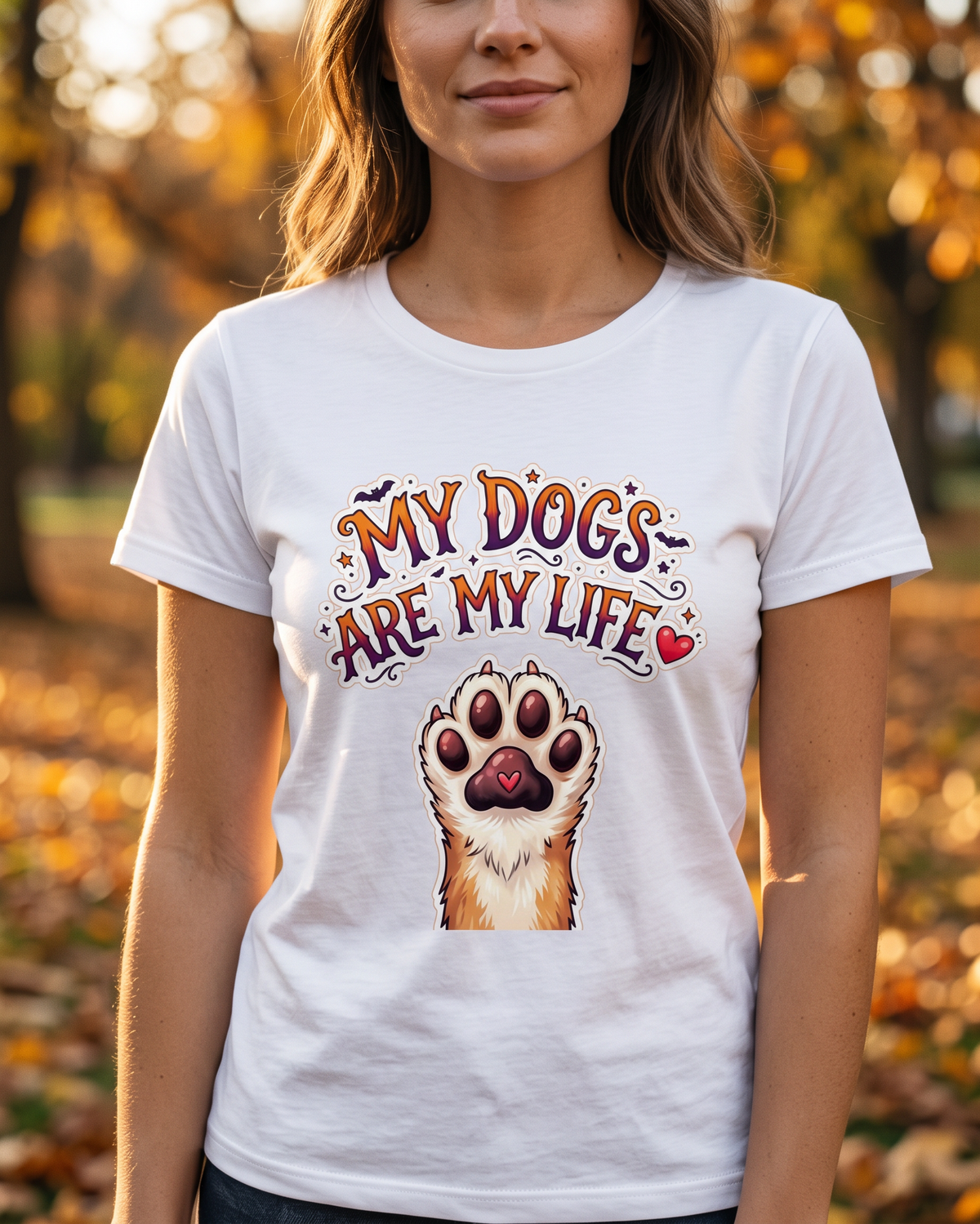 Lisa's Little Shoppe My Dogs Are My Life T-Shirt | Cute Dog Lover Graphic Tee