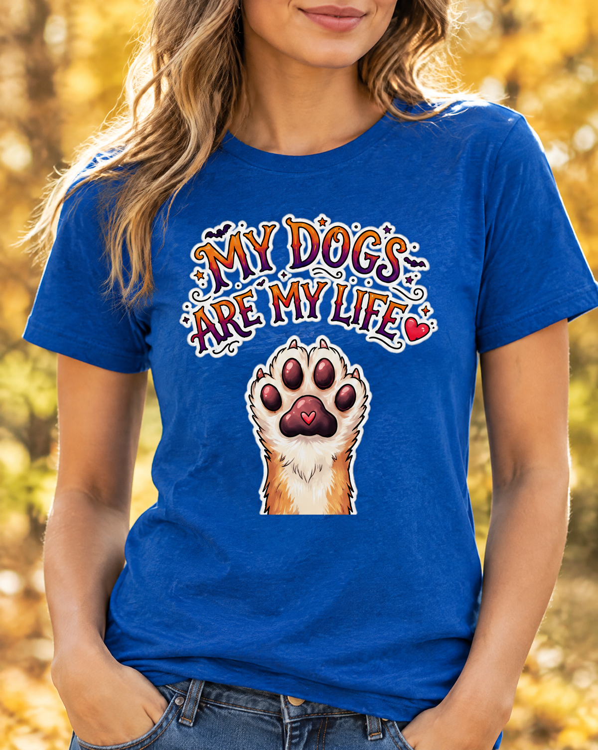 Lisa's Little Shoppe My Dogs Are My Life T-Shirt | Cute Dog Lover Graphic Tee