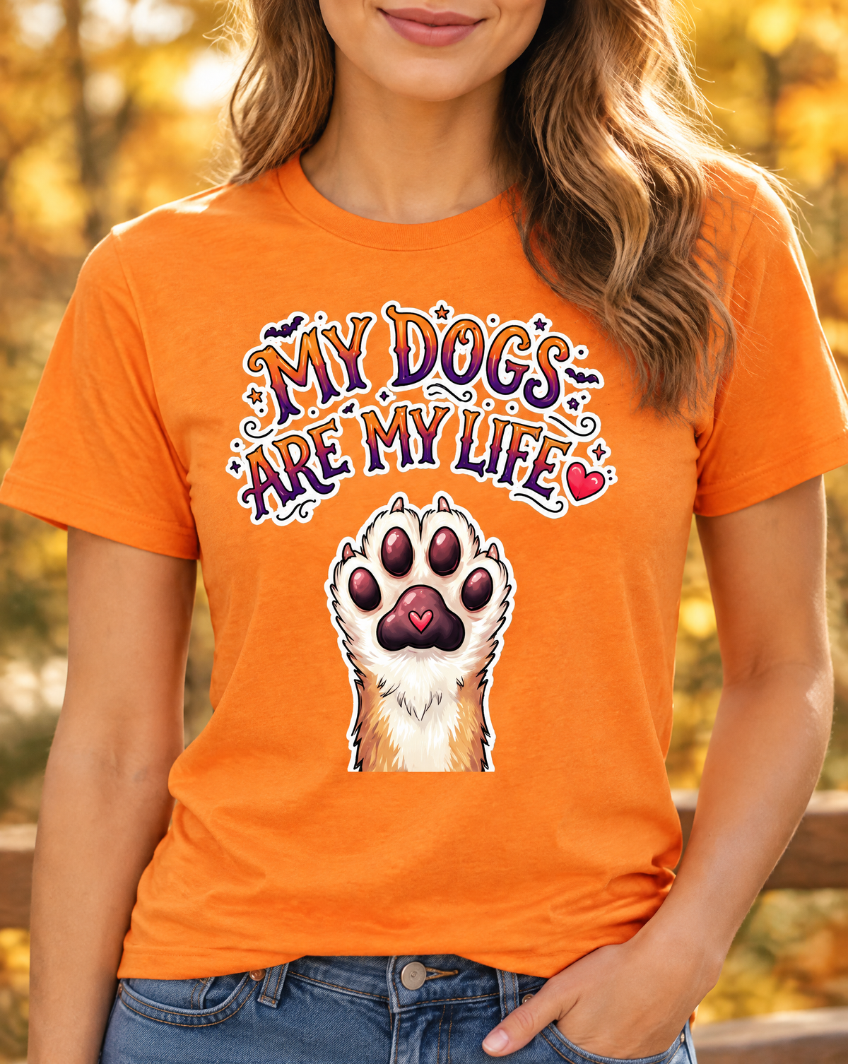 Lisa's Little Shoppe My Dogs Are My Life T-Shirt | Cute Dog Lover Graphic Tee
