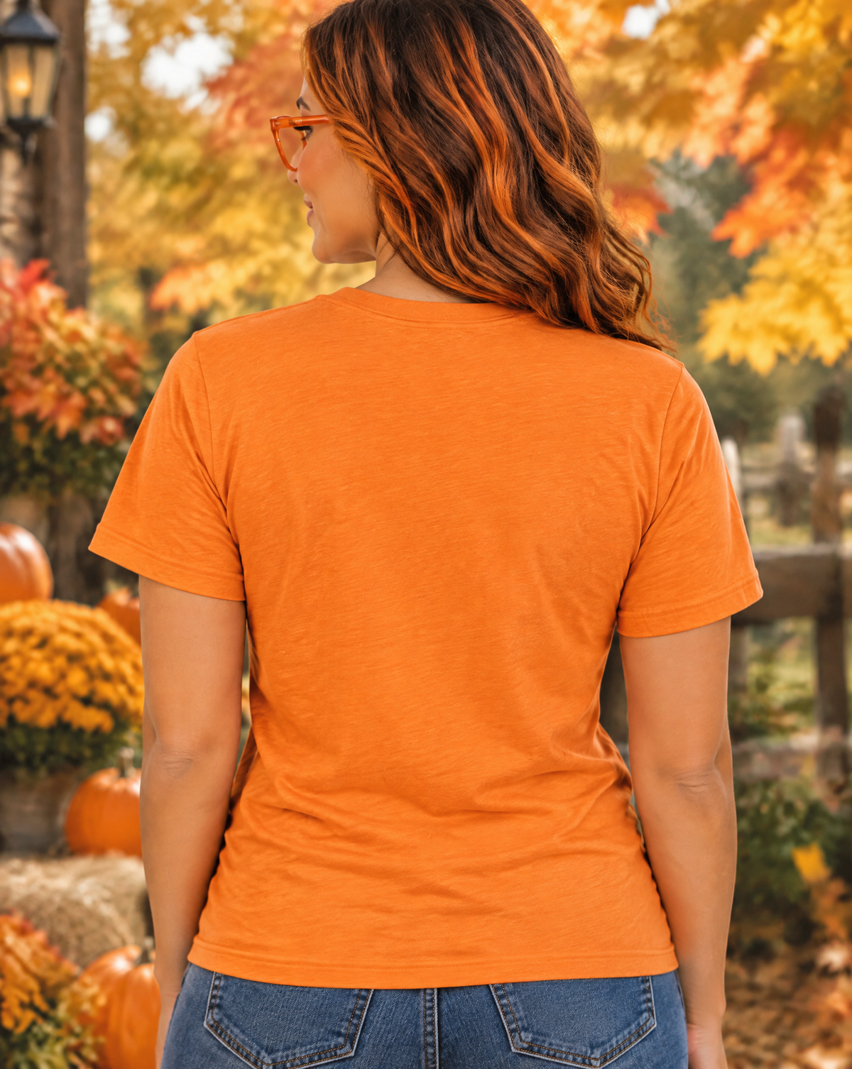 Lisa's Little Shoppe  My Heart Will Always Belong to October | Cute Halloween Bella+Canvas Unisex T-Shirt
