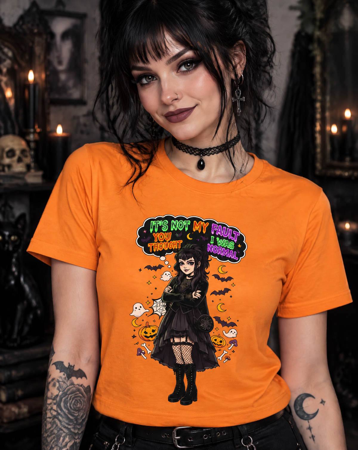 Lisa's Little Shoppe It's Not My Fault You Thought I Was Normal Tee Bella Canvas Unisex Tee
