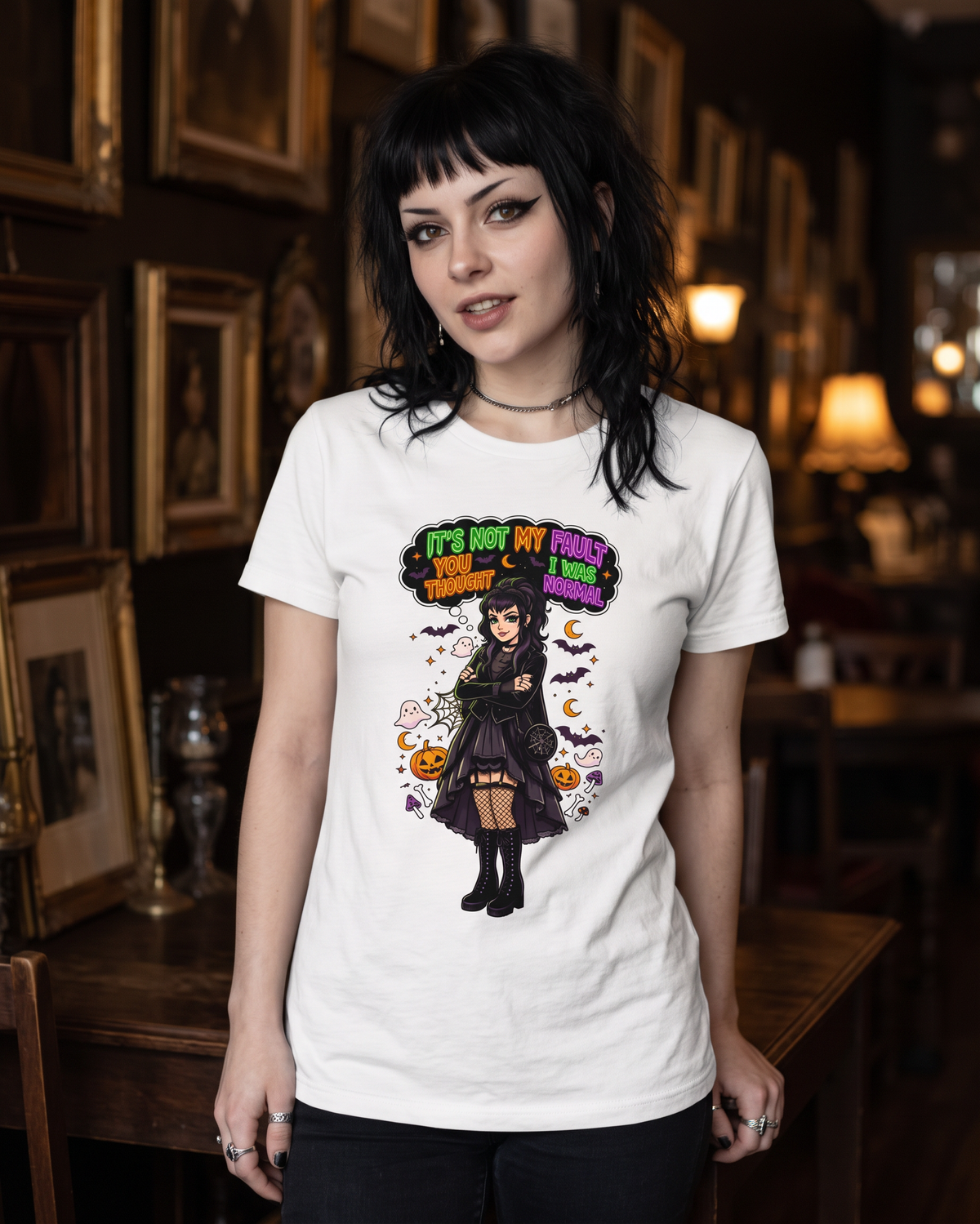 Lisa's Little Shoppe It's Not My Fault You Thought I Was Normal Tee Bella Canvas Unisex Tee