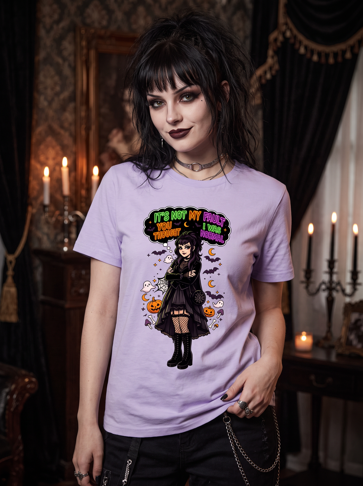 Lisa's Little Shoppe It's Not My Fault You Thought I Was Normal Tee Bella Canvas Unisex Tee