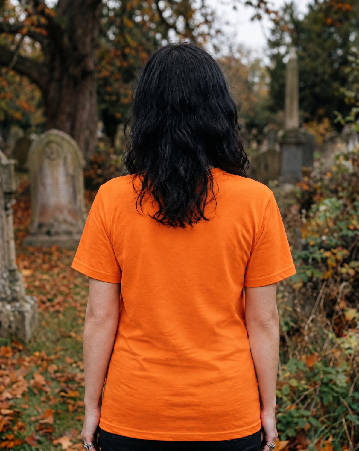 Lisa's Little Shoppe Just a Girl Who Loves Graveyard Walks & Picnics with the Dead – Bella+Canvas Unisex Tee