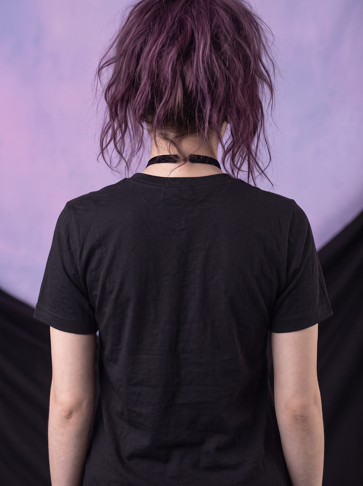 Lisa's Little Shoppe Purple Bat Logo Tee | Bella+CANVAS Unisex Graphic T-Shirt