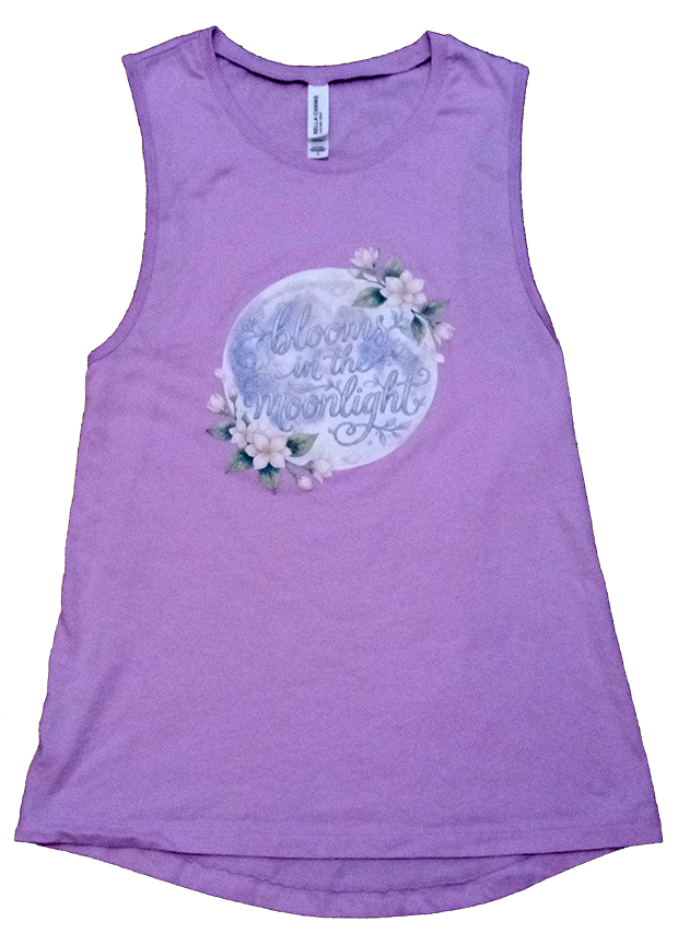Bella canvas Blooms in the moonlight tank top