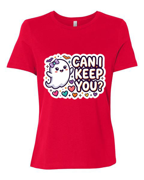 Lisa's Little Shoppe “Can I Keep You?” Cute Ghost Tee