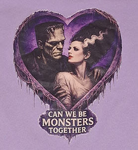 Bella Canvas Can we be monsters together T-shirt