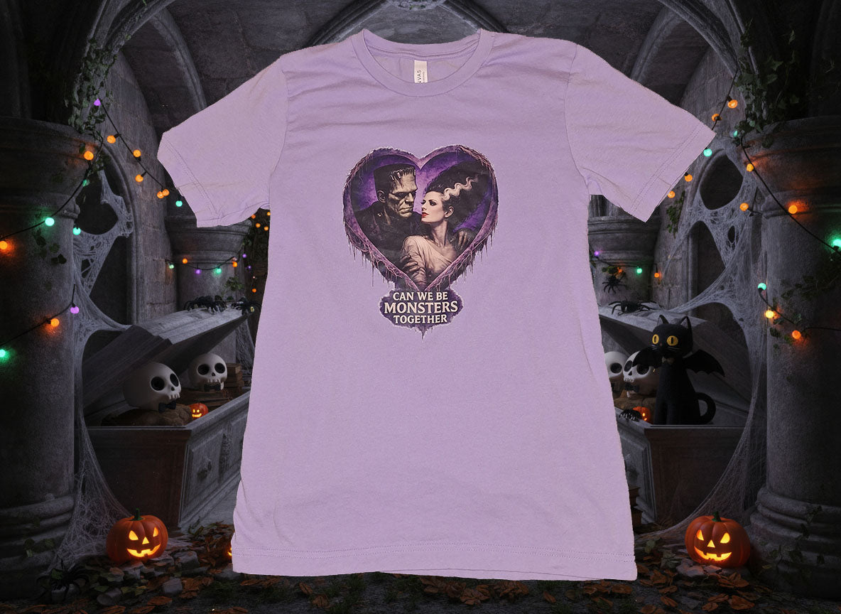 Bella Canvas Can we be monsters together T-shirt