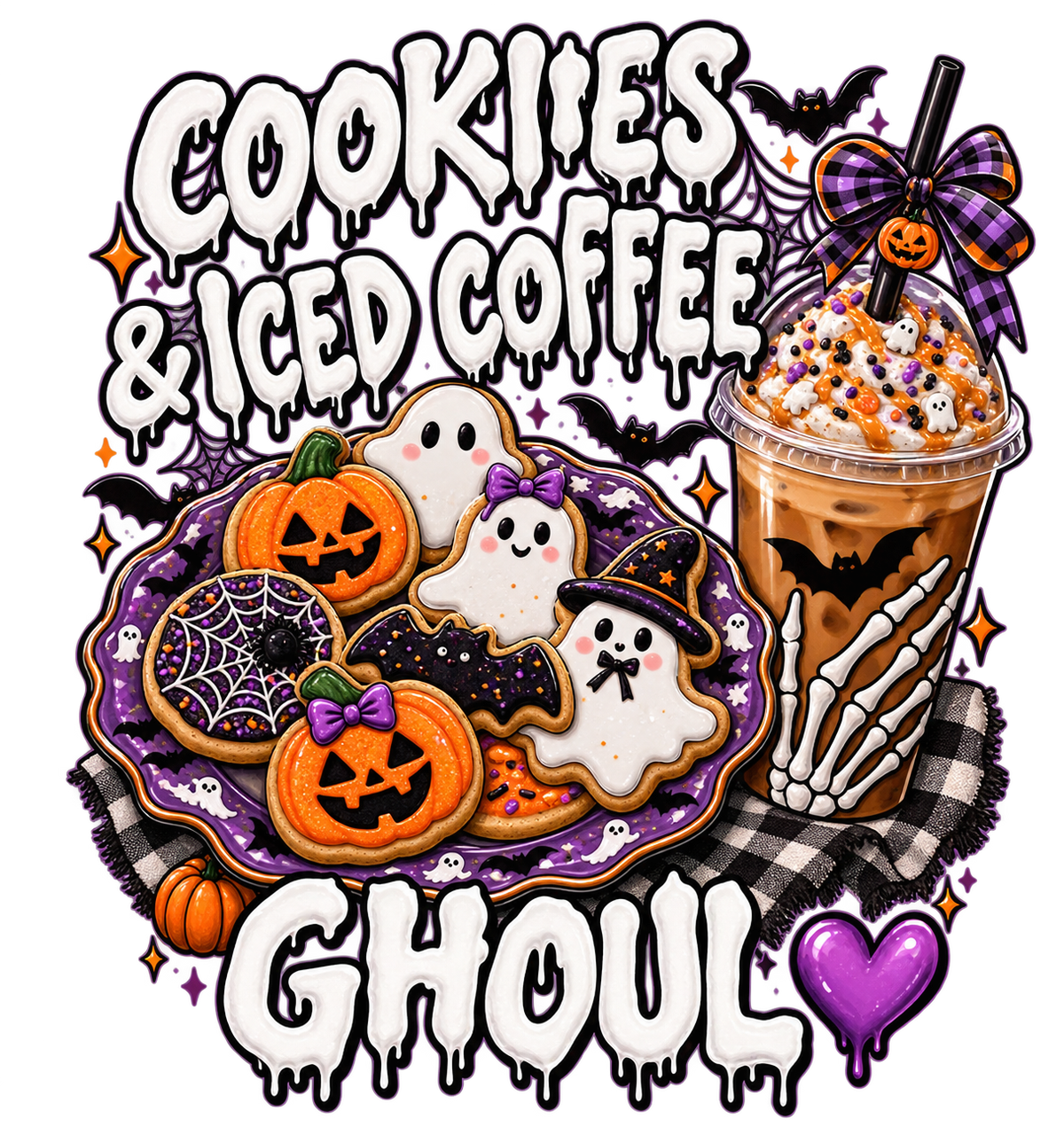 Lisa's Little Shoppe Cookies & Iced Coffee Ghoul Tank Top