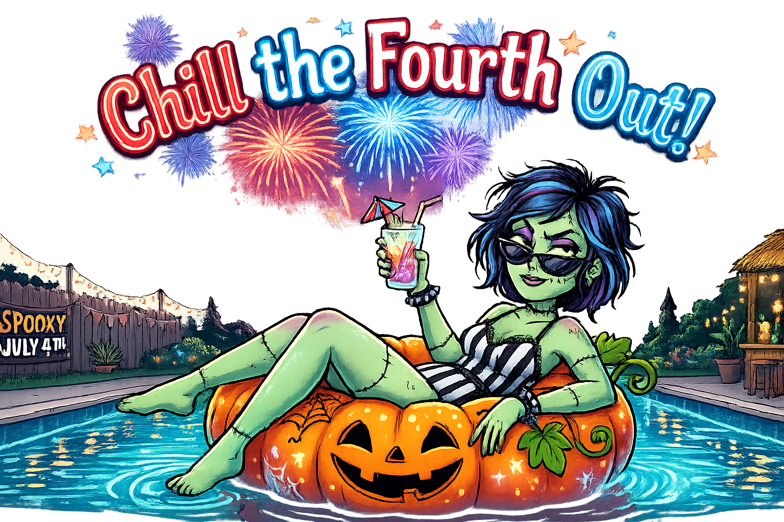 Lisa's Little Shoppe Chill The Fourth Out Tank Top