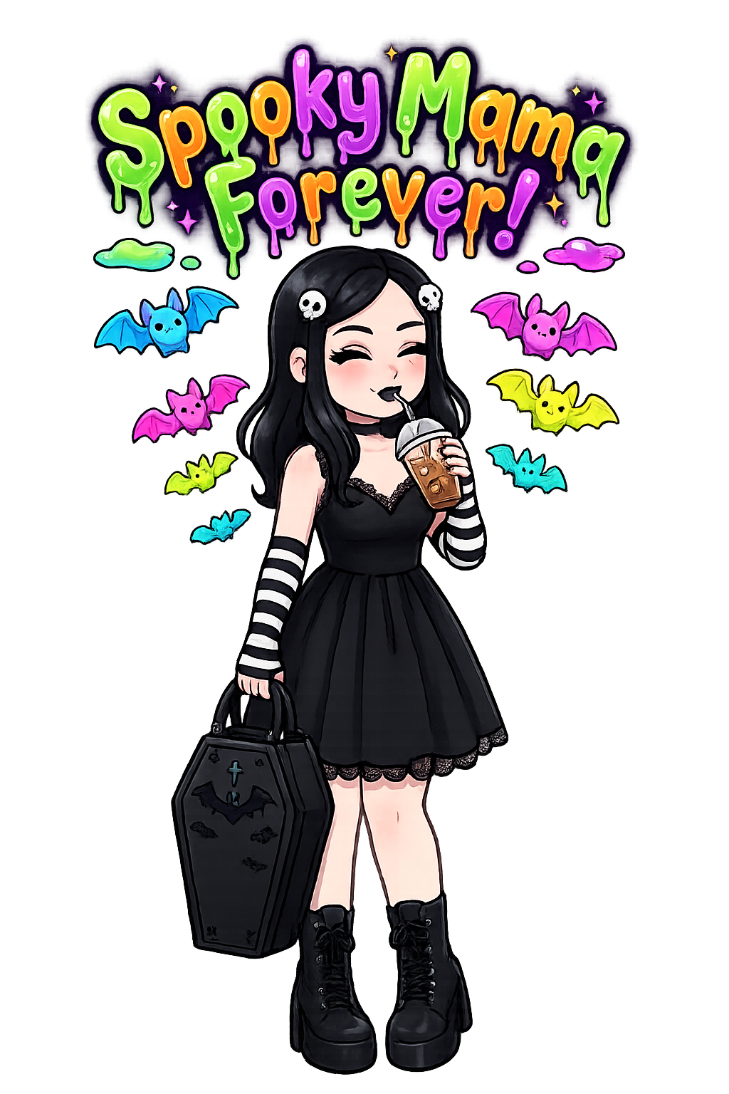 Lisa's Little Shoppe Spooky Mama Forever Tee